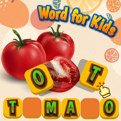 Fruits Vegetables Words For Kids
